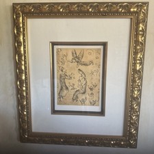Acquaforte chagall psaues - chagall,