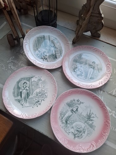 Assiettes digoin - assiettes,