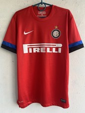 MAGLIA CALCIO INTER MILAN 2012 2013 AWAY AUTENTICA NIKE MAGLIA CALCIO M ROSSA UOMO