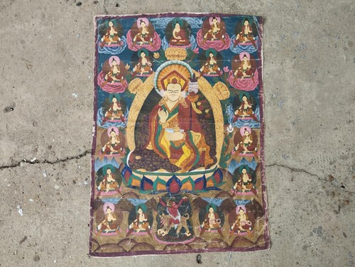 Antico thangka tibet nepal - thangka, tibet-nepal