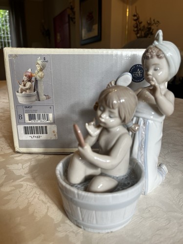 Porcellane lladro 6457 - porcellane, bathing