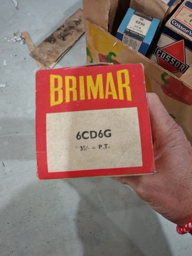 Nos brimar 6cd6g - valvola, di