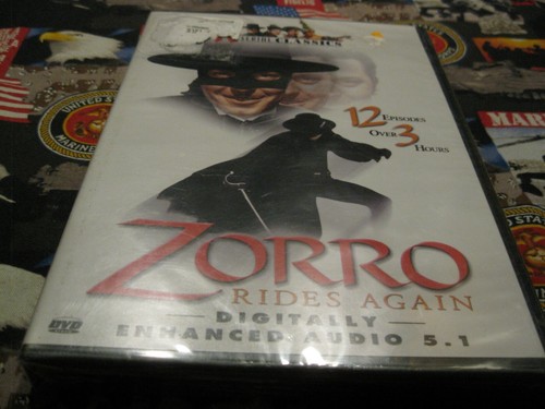 Zorro rides again - , (dvd,