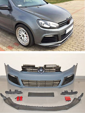 Paraurti Anteriore  per VW GOLF 6 VI 08-12 verniciabile LOOK R20 LUCI DIURNE