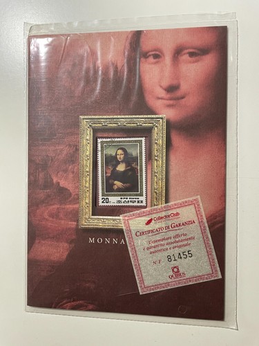 Bolaffi folder monna - lisa, la