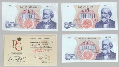 1000 lire verdi tipo dm - 1000,