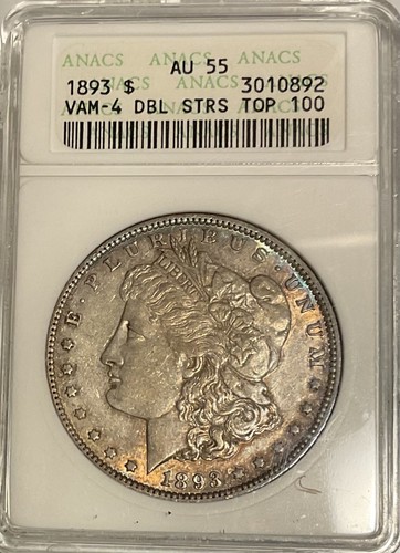 1893 dollaro morgan anacs - 1893-p,