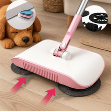 SWEEP DRAG ALL IN ONE MACCHINA COMPLETA PULIZIA PAVIMENTI ROTAZIONE 360.