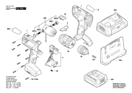 Bosch ricambi per trapano - bosch,