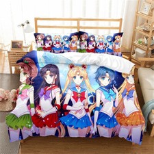 Set copripiumino trapuntato letto singolo matrimoniale king super king Sailor Moon Universe