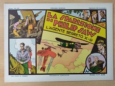 L'agente segreto X-9 La sparizione di Philip Saw Nerbini 1936 Anastatico Edicola