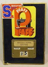 Vintage Pubblicità Dauer-Kalender Pfaff Macchina da Cucire - Mappes Baden - Fai