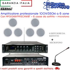 Amplificatore 100V/350W a 6