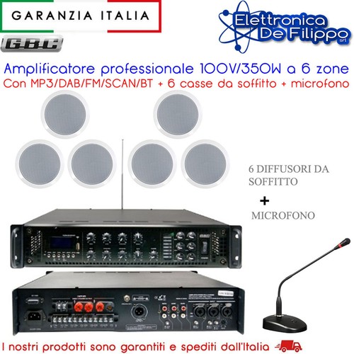 Amplificatore 100v 350w - a, 6