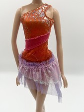 Winx Club STELLA Sirenix Fairy arancione viola vestito gonna vestiti bambola 2013 Jakks