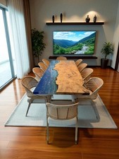 Tavolo fatto a mano noce