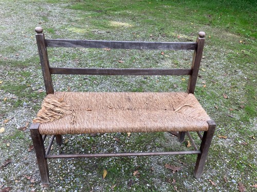 Divano rustico inpagliato anni - inpagliato,