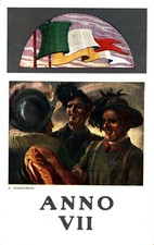 FASCISMO - TODESCHINI - Camicia Nera e Bersagliere - Bandiera, Tricolore - SP404