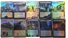 Fetch land set foil altered - fetch,