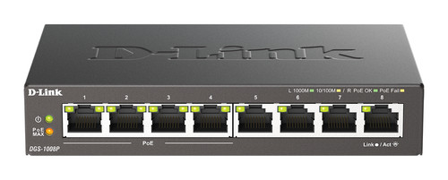 Switch porte gigabit poe - 8,