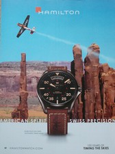 Pubblicità Advertising Italian 2018 OROLOGIO WATCH HAMILTON KHAKI PILOT .