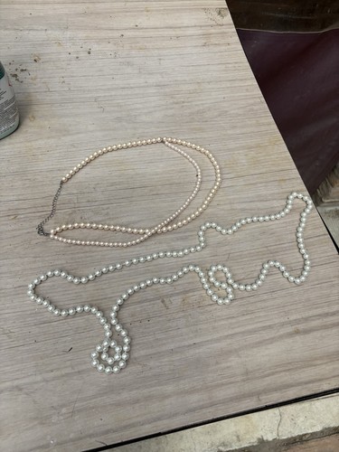 Collane perle finte vintage - finte,