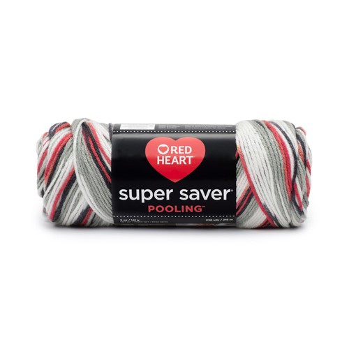 Red heart super saver pooling - red,