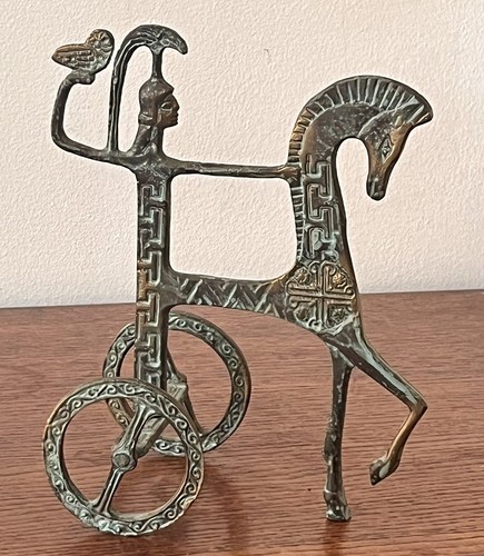 Vintage greek brass etruscan - vintage,