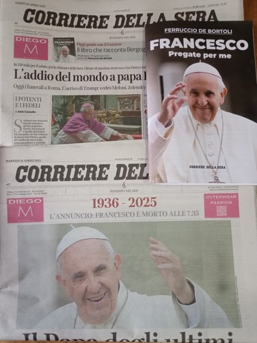 Corriere della sera papa - della,