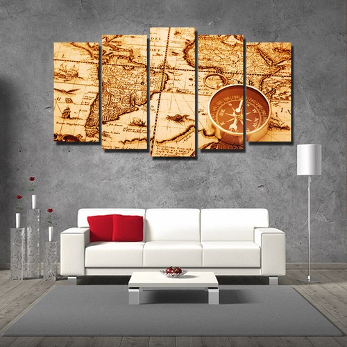 Mappa del mondo set - set, di