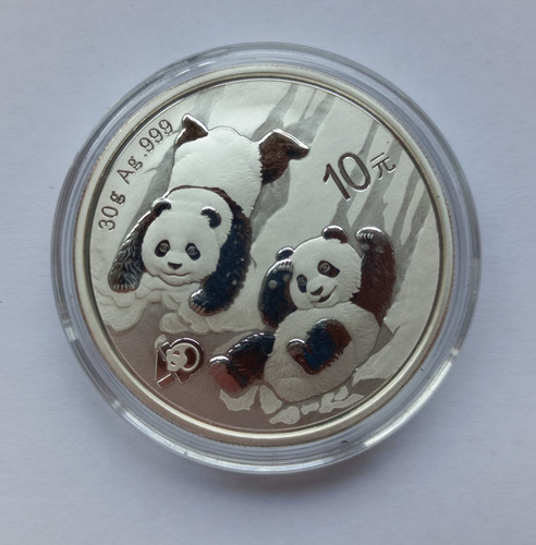 Cina yuan 2022 panda - panda, 30g
