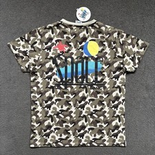 T-Shirt Vintage Space Ibiza Desert Camouflage Club Rave (S) Nuova con etichette