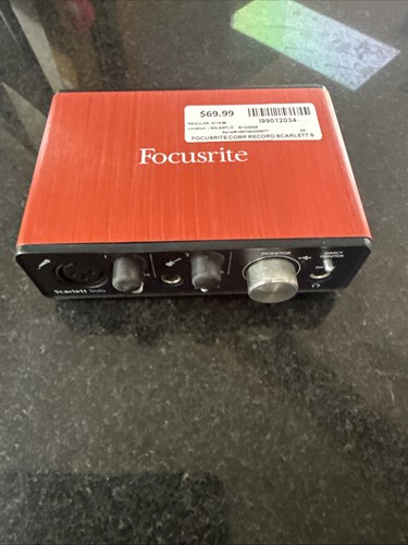 Focusrite scarlett solo - scarlett, 2a