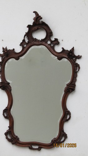R586 antica specchiera legno - r586,