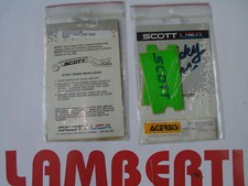 COPPIA ADESIVI COPRILEVA ACERBIS SCOTT COLORE VERDE FLUORESCENTE