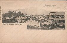 Saluti da SCHIO Panorama lato Est montagna Vicenza Cartolina