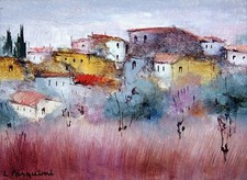 Luciano Pasquini olio su tavola cm 30x40