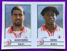 BARI, NEQROUZ - DOUDOU *FIGURINA STICKER N.445* PANINI COLLEZIONE 2001/2002