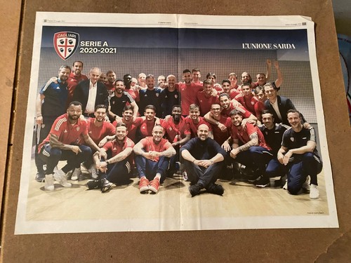 Poster del cagliari calcio - cagliari,