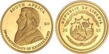 Moneta oro Liberia