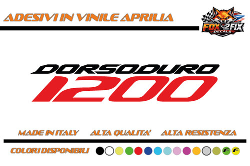 Adesivi moto aprilia - adesivi, dorsoduro