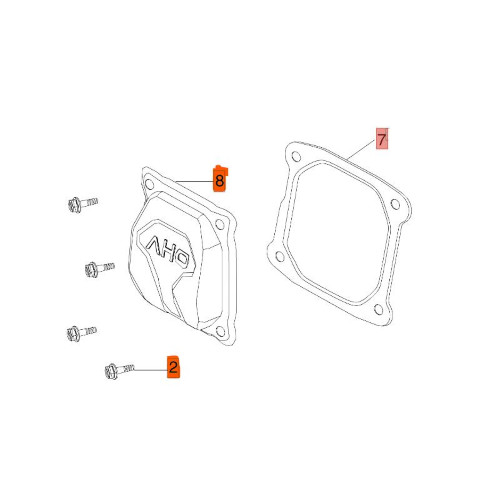 Efco kit coperchio trattorino - kit,