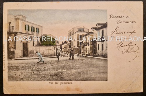 Cartolina catanzaro via - cartolina,