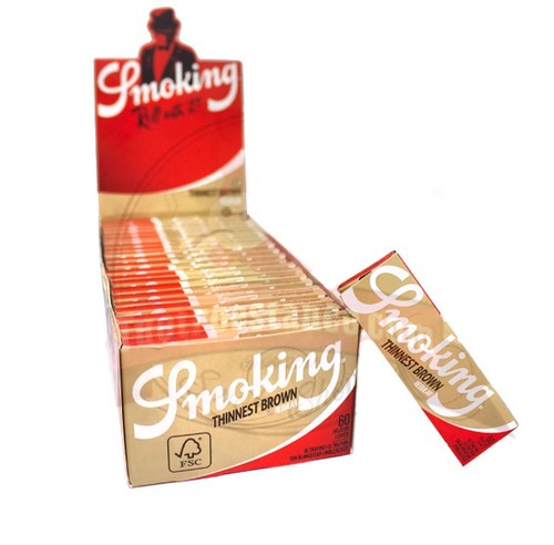Cartine smoking thinnest - cartine, brown