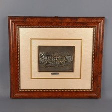 Quadro Arena Verona Su Argento 925 Oro Firmato Ezio Judrio Vintage Autentico