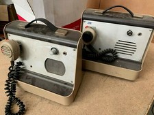 VECCHIO RARO lotto di 2 microfoni AVS Radio SHURE CB-43 e trasmissione CB-45