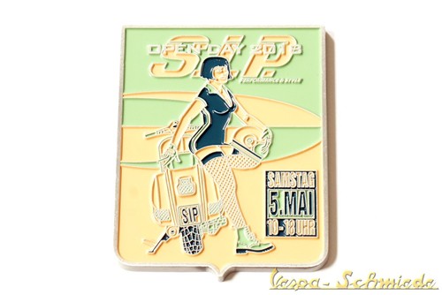 Targa metallo vespa sip - metallo, "sip