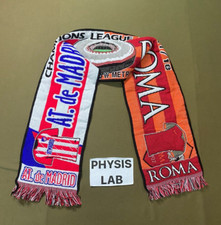 SCIARPA SCARF ATLETICO DE MADRID-ROMA CHAMPIONS LEAGUE 2017/18 CALCIO FOOTBALL