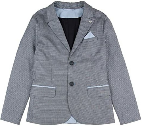 Blazer grigio blu per bambino - per,