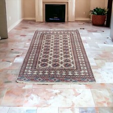 Tappeto Orientale Vintage Bukara Tabriz Lana 